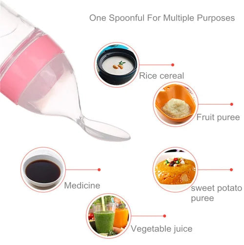 SJR MEGA MART® Baby Spoon Feeder | With Fruit Pacifier