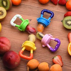 SJR MEGA MART® Baby Spoon Feeder | With Fruit Pacifier