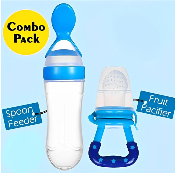 SJR MEGA MART® Baby Spoon Feeder | With Fruit Pacifier